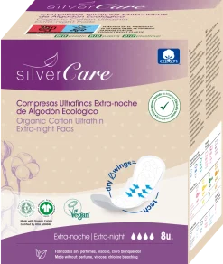 Compresse coton écologique extra-nuit avec ailes