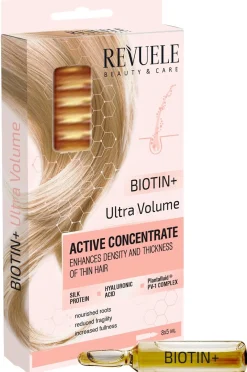 Concentré Actif pour Cheveux Biotin+ Ampoules