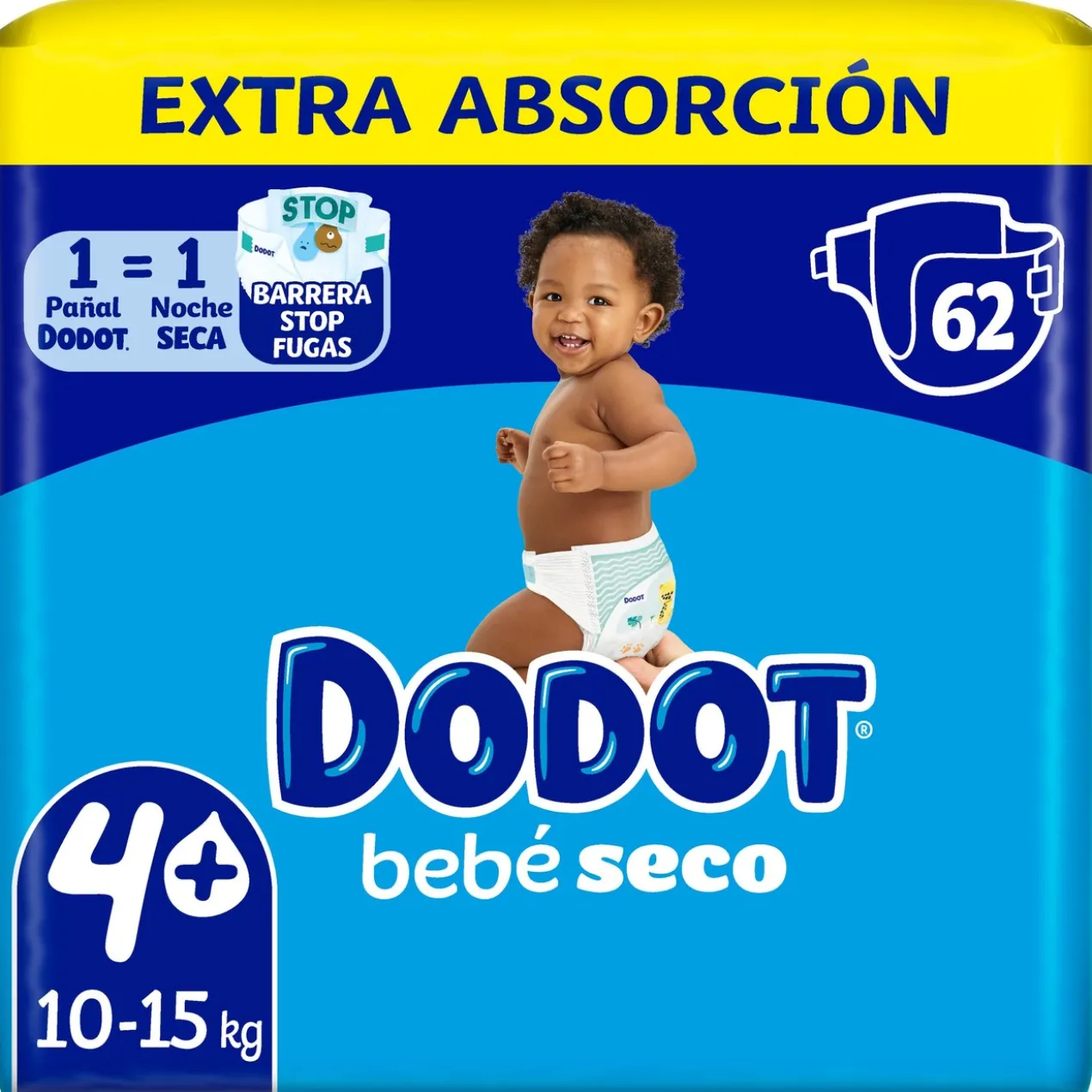 Couche Bébé Taille 4+ (10-15Kg)