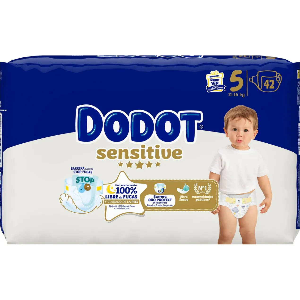 Couches Sensitive Taille 5 (11-16 kg)