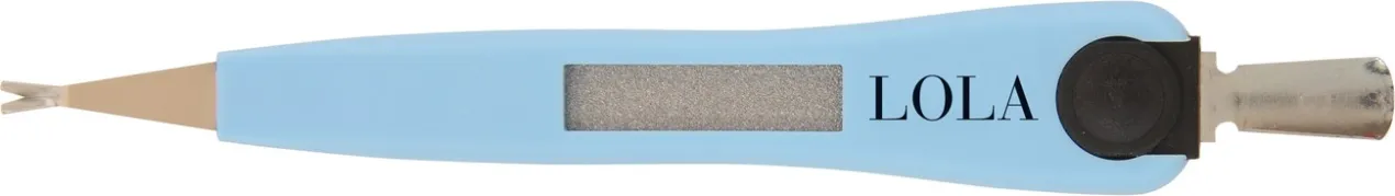 Coupe-cuticules en inox avec lime