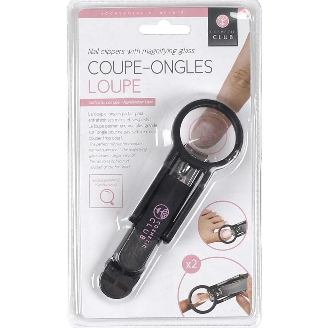 Coupe-Ongles avec Loupe