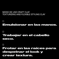 Craft Clay Argile Mate Texturisante et Définissante pour Cheveux