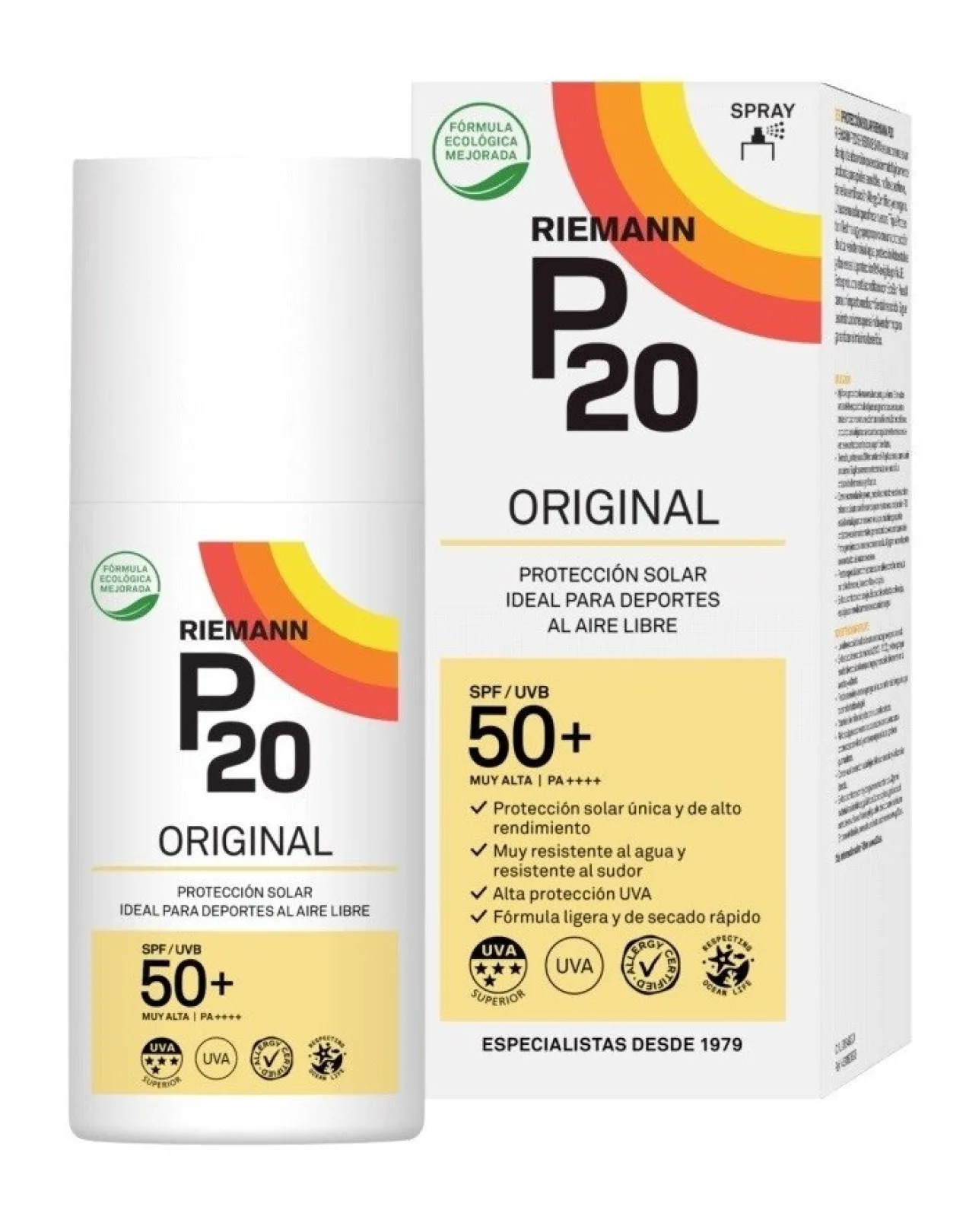 Écran Solaire P20 Spray SPF50+
