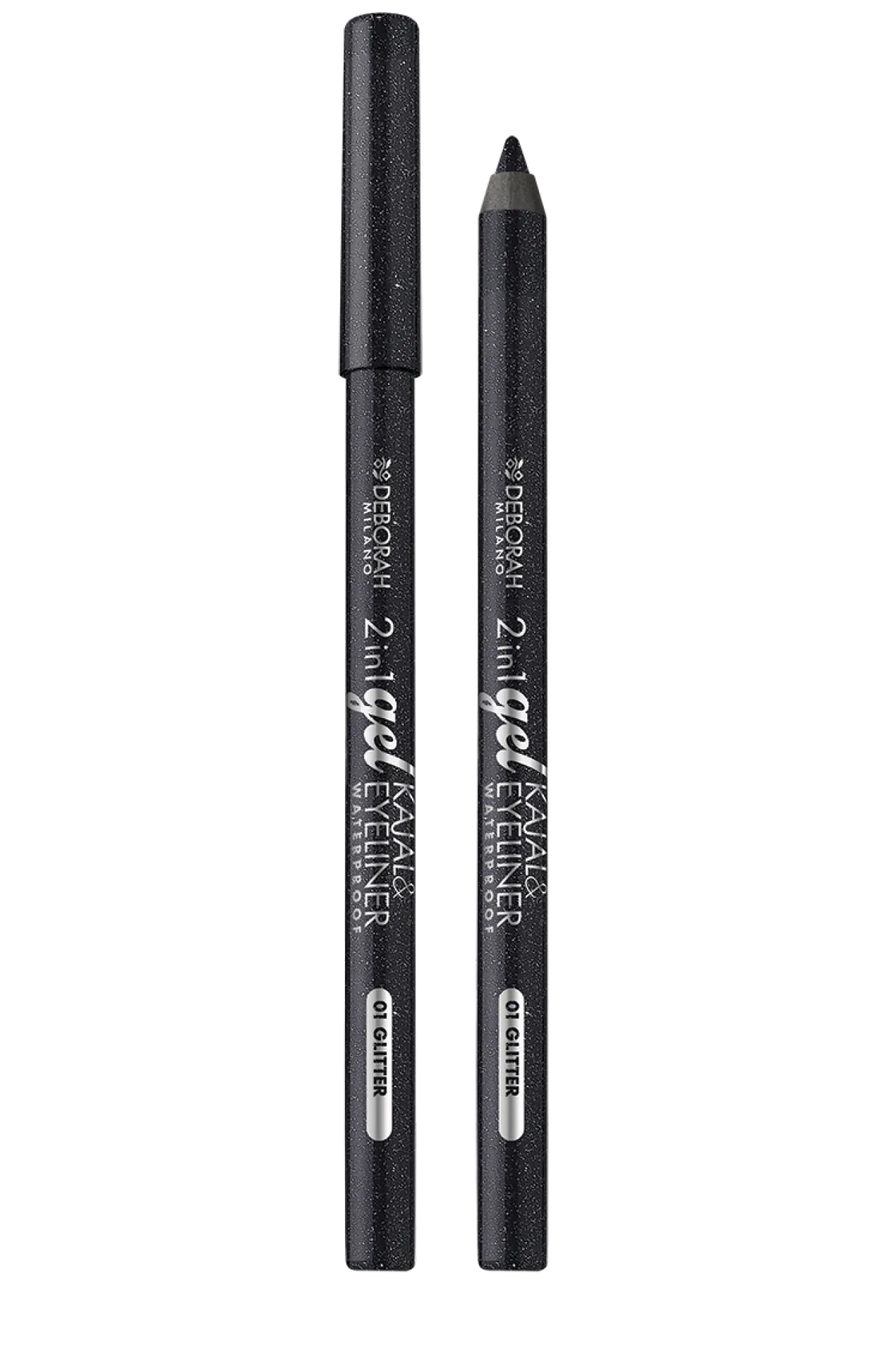 Crayon Eye-Liner Gel Matite 2in1 Glitter Waterproof