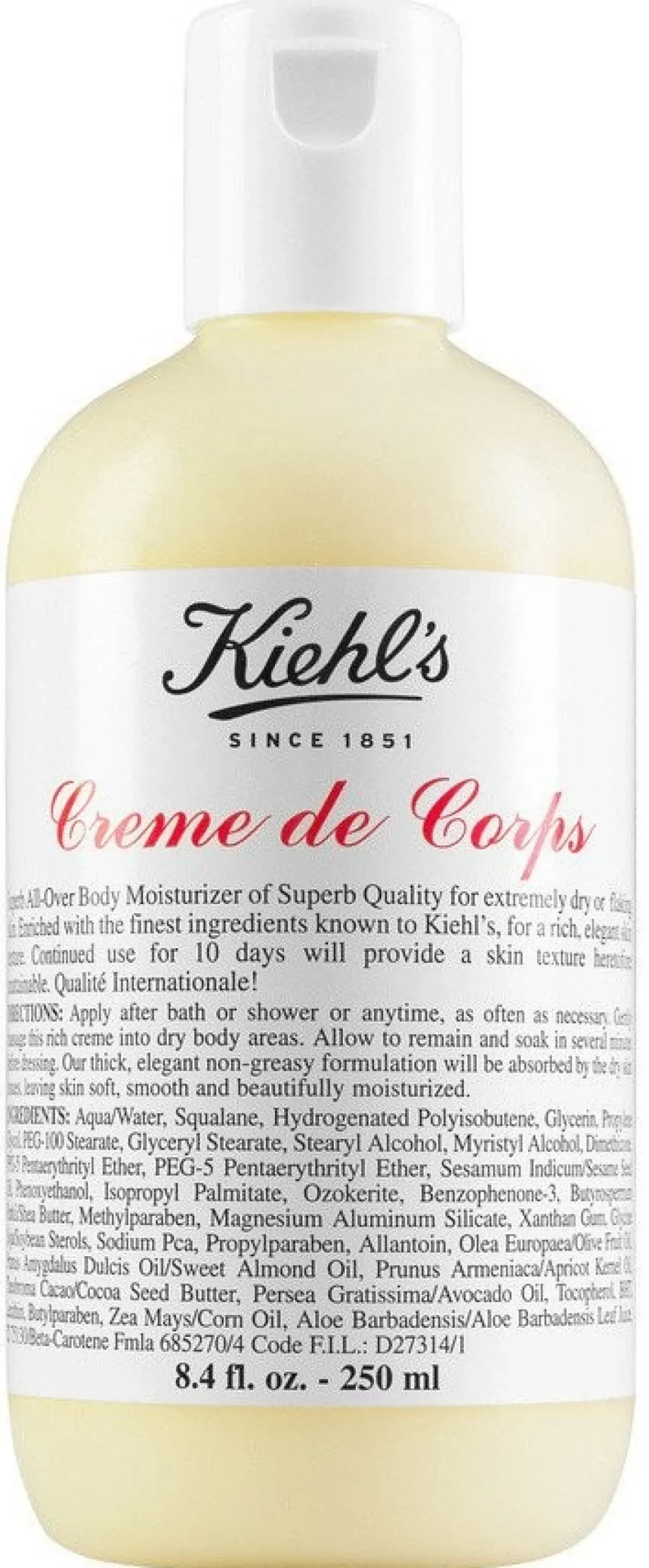 Crème de Corps Crème Corporelle Hydratante