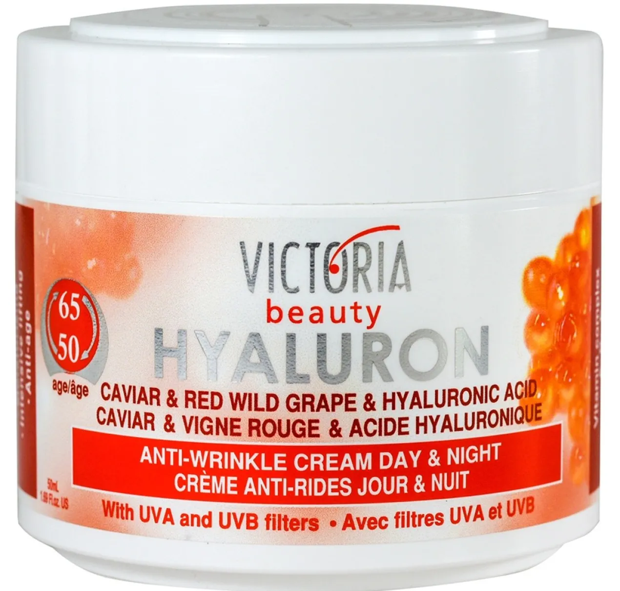 Crème de jour et de nuit anti-âge à l'acide hyaluronique
