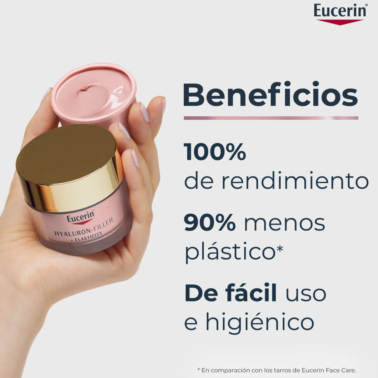 Crème de jour Rosé anti-âge reconstituante Hyaluron-Filler + Elasticity