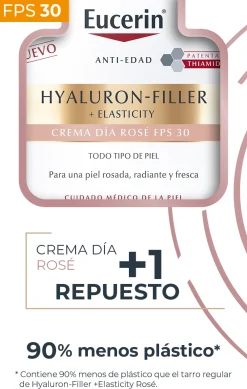 Crème de Jour Rosé Hyaluron-Filler + Elasticity SPF30 + Recharge
