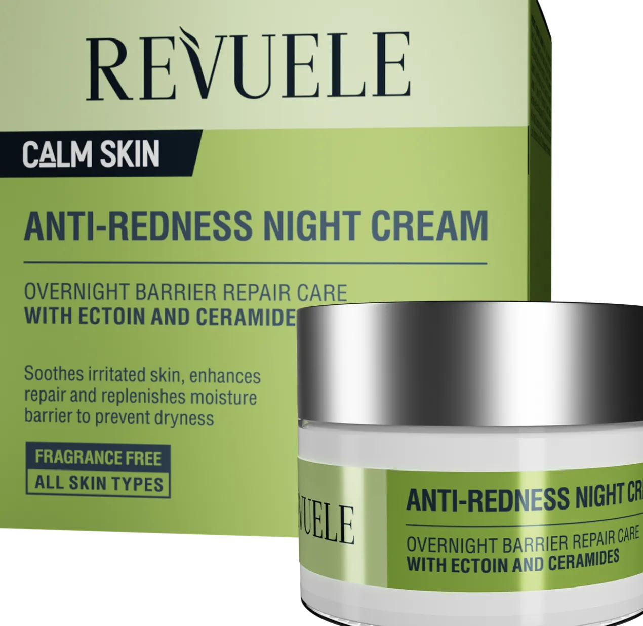 Crème de nuit anti-rougeurs