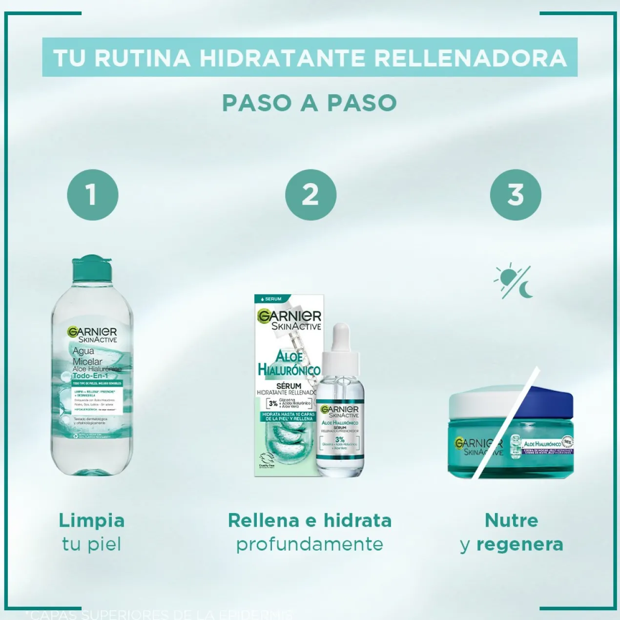 Crème de Nuit SkinActive à l’Acide Hyaluronique + Aloe Vera + Huile d’Argan