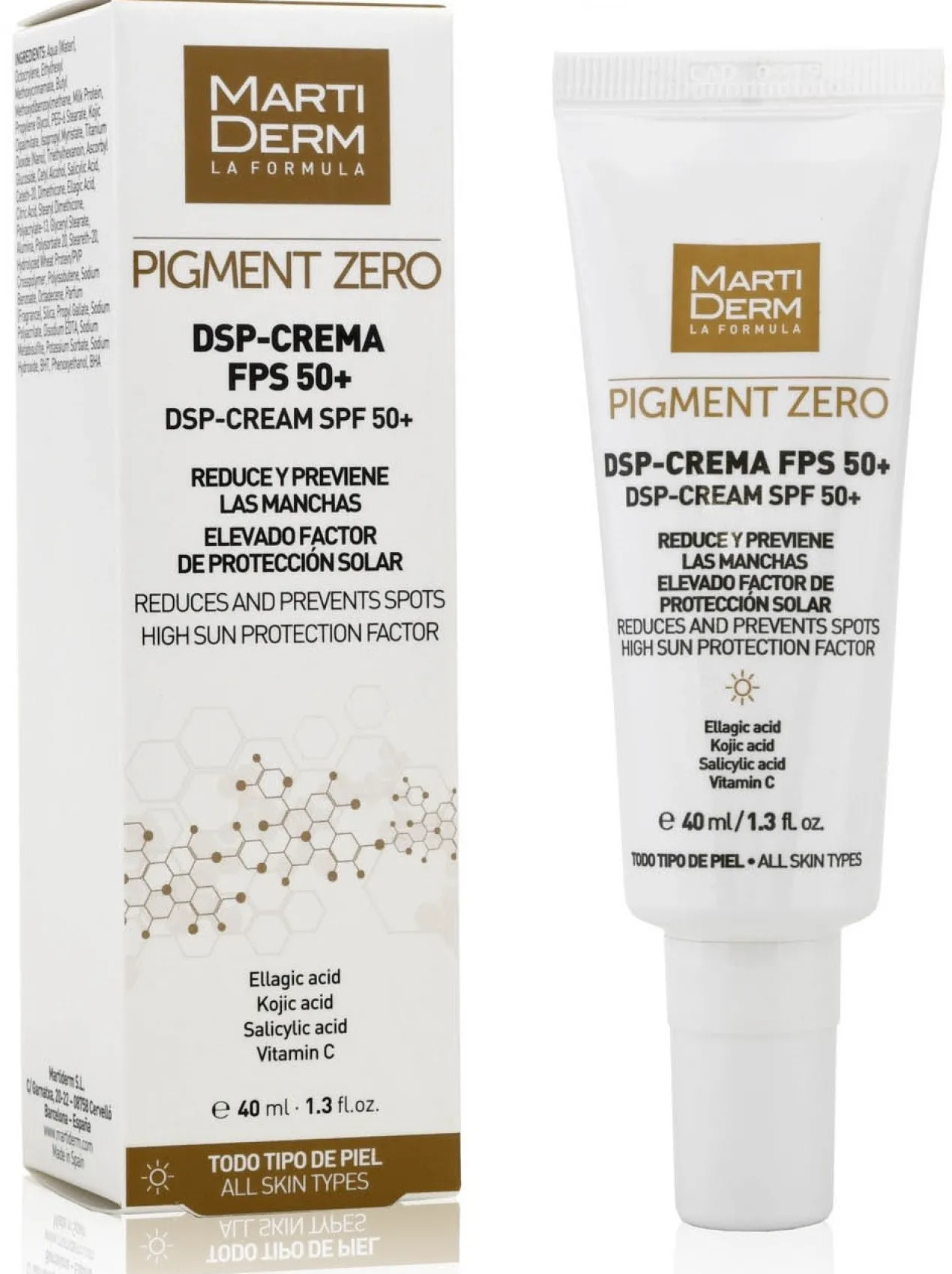 Crème dépigmentante SPF50