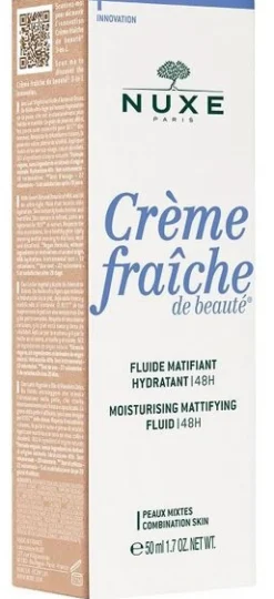 Crème Fraîche de Beauté Fluide Hydratant Matifiant