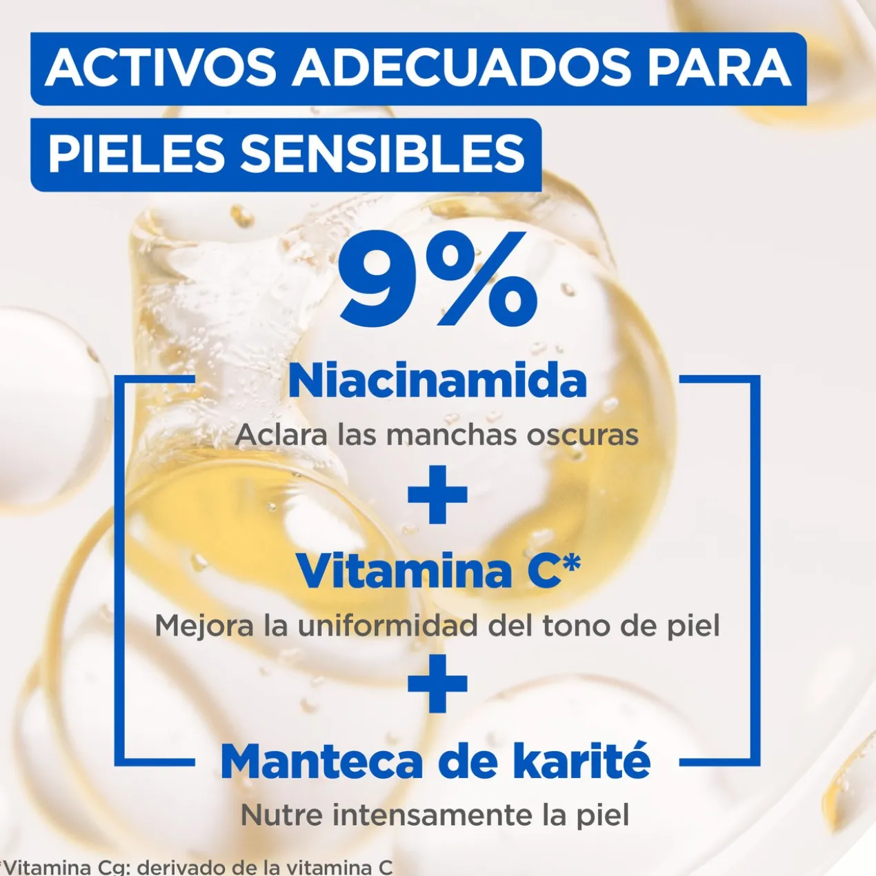 Crème hydratante anti-taches Niacidamide Bright