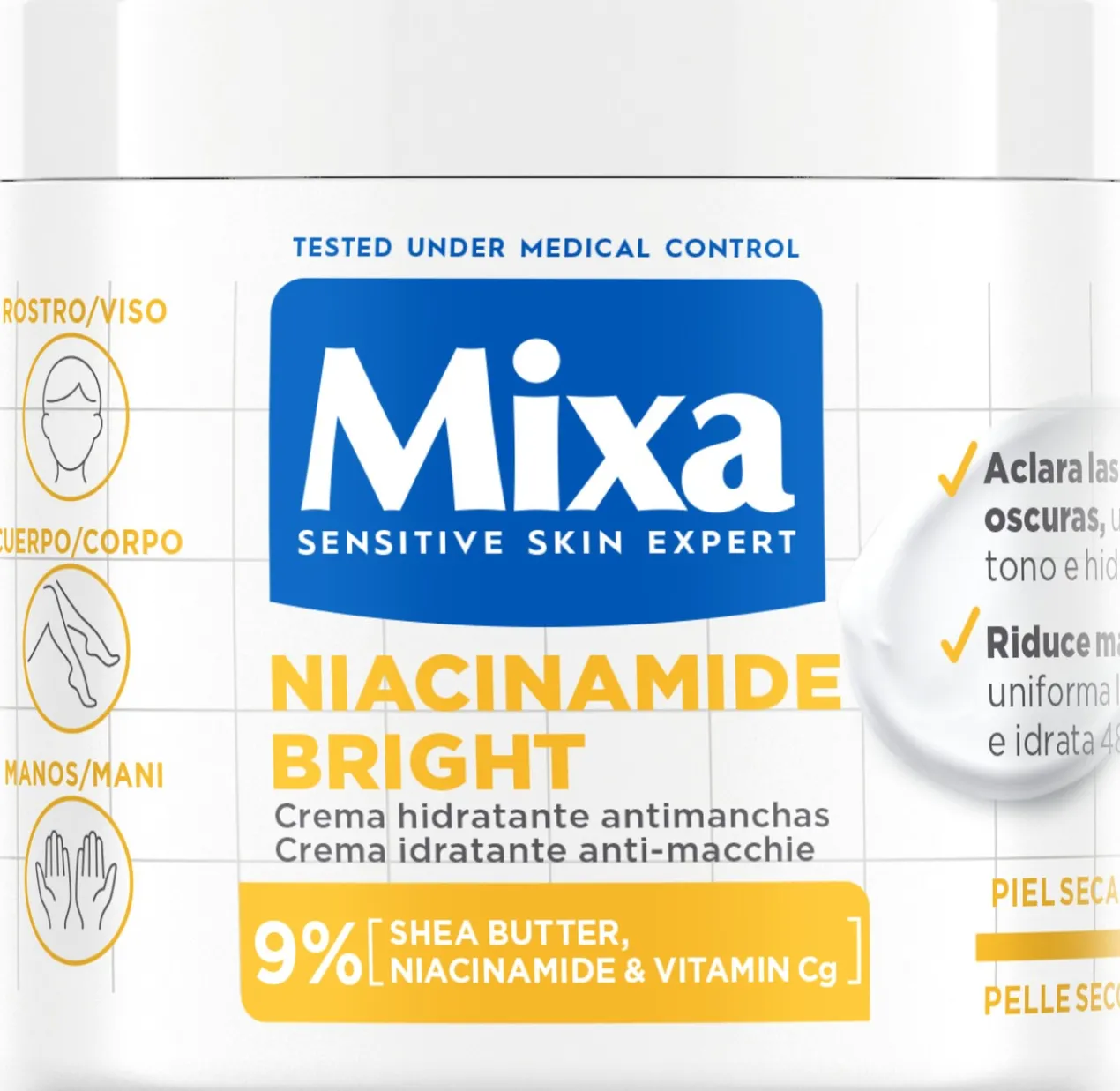 Crème hydratante anti-taches Niacidamide Bright