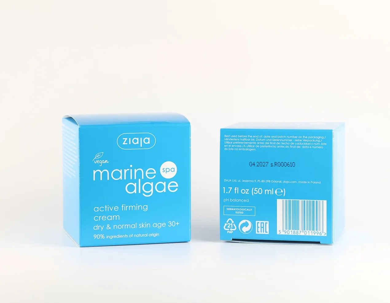 Crème Hydratante aux Algues Marines