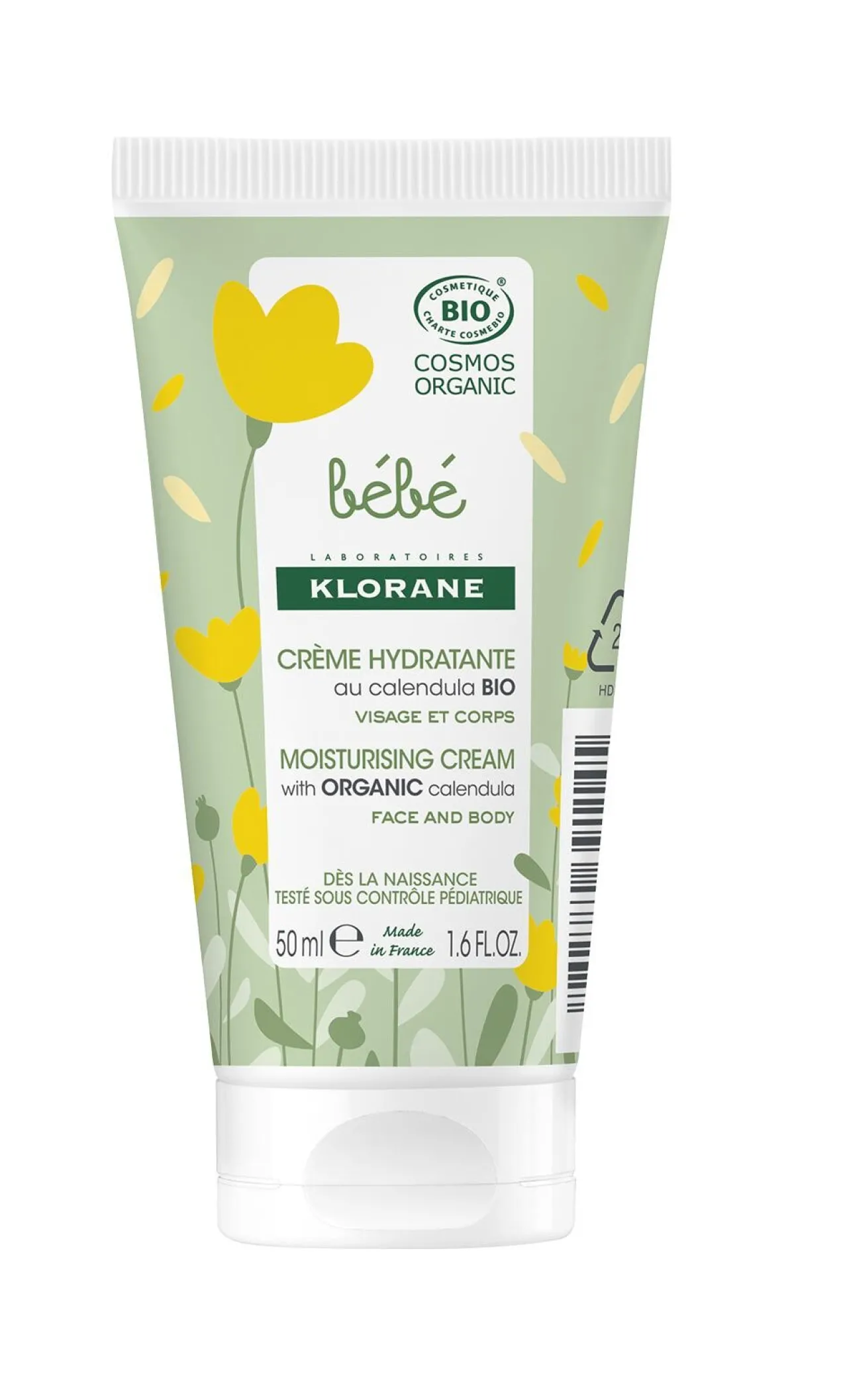 Crème hydratante certifiée BIO à la Calendula