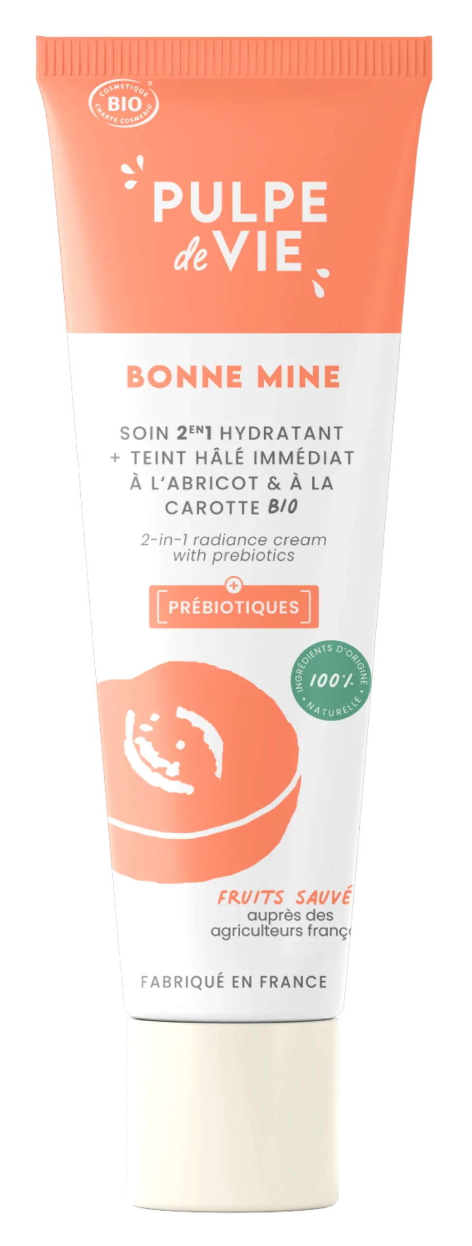 Crème Hydratante 2en1 Abricot