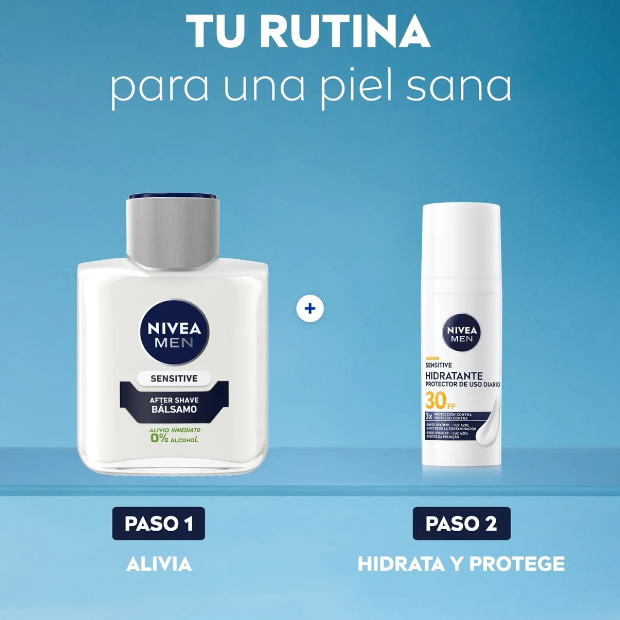 Crème Hydratante Nivea MEN Sensitive SPF30