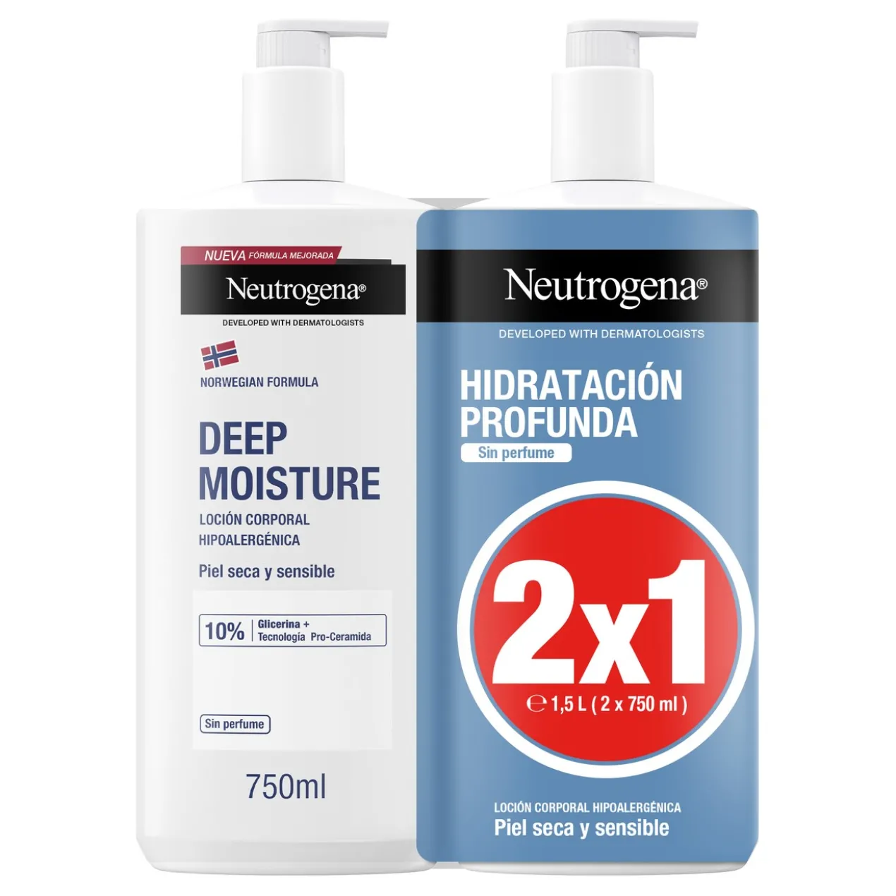 Crème Hydratante pour le Corps Hypoallergenique Sans Parfum
