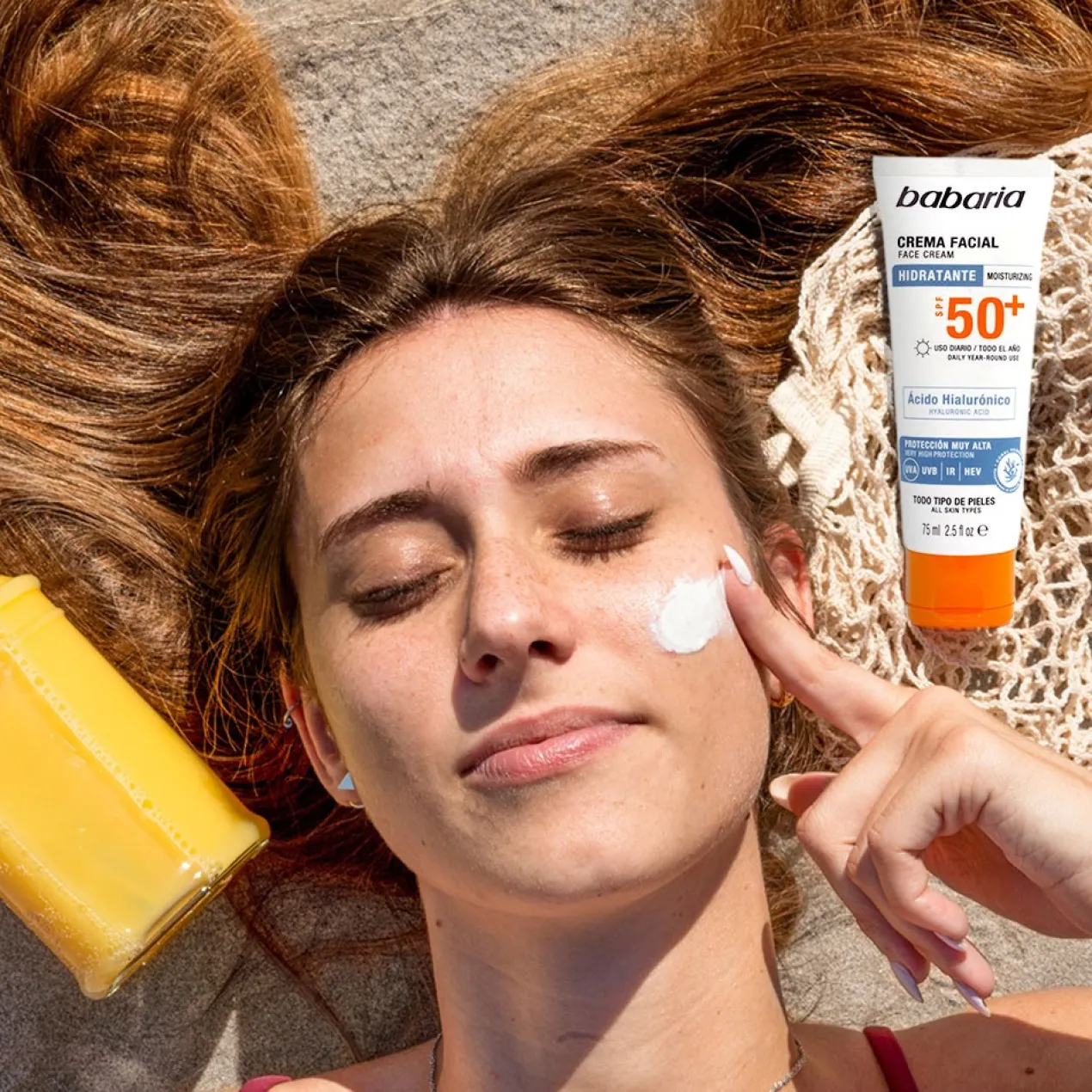 Crème Hydratante Visage SPF50+