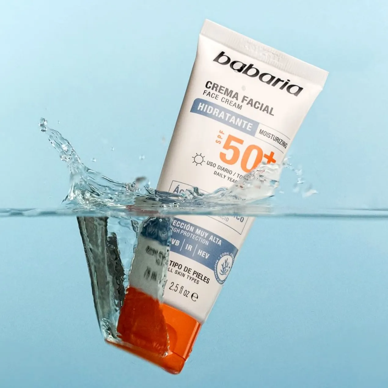 Crème Hydratante Visage SPF50+
