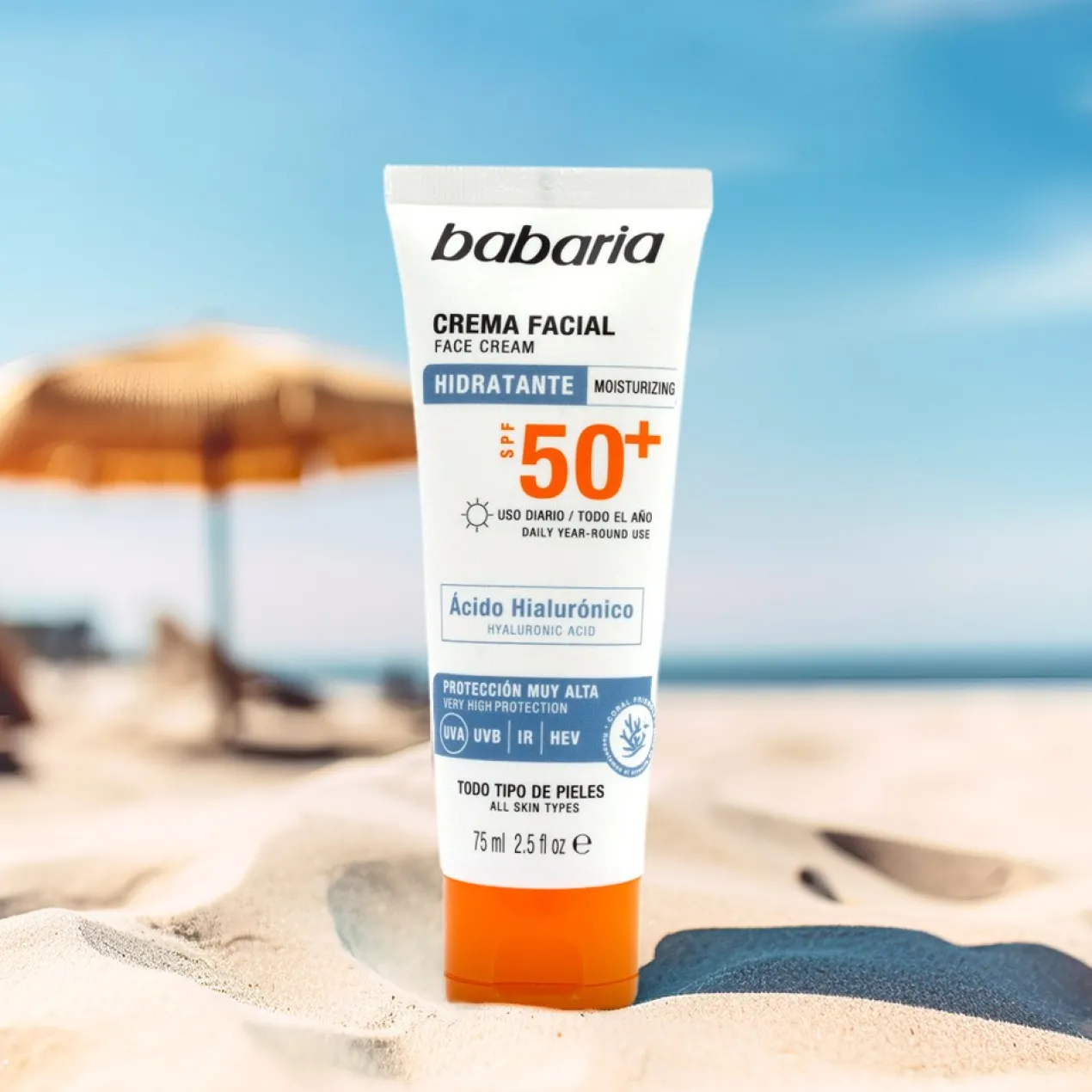 Crème Hydratante Visage SPF50+