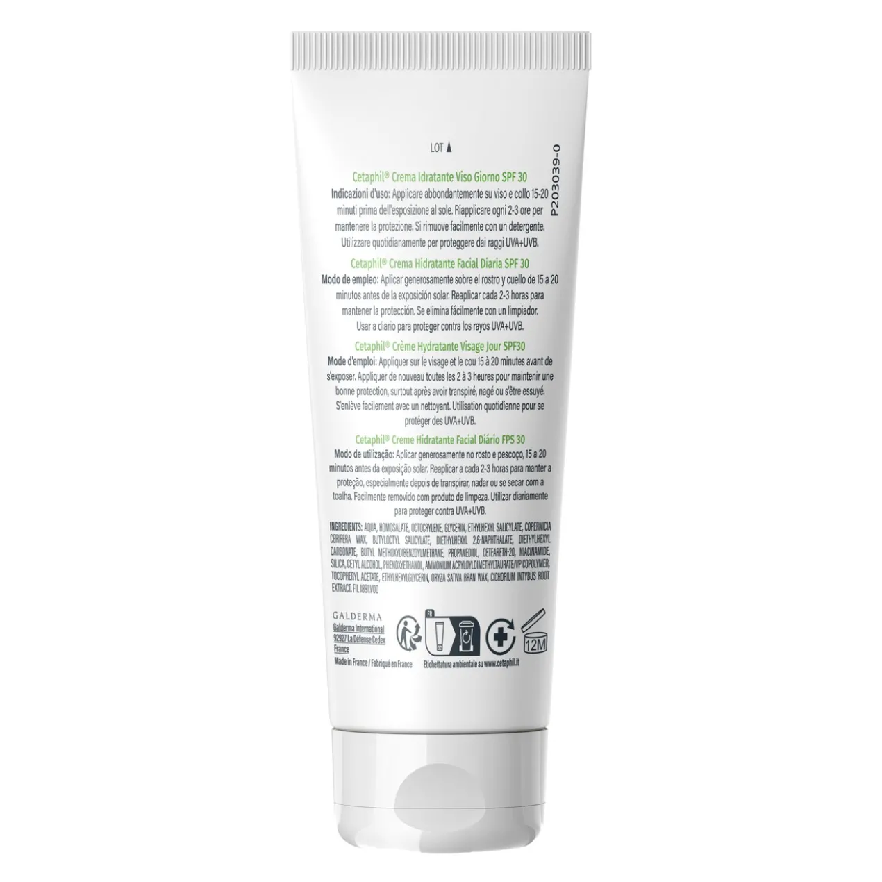 Crème Hydratante Visage SPF30