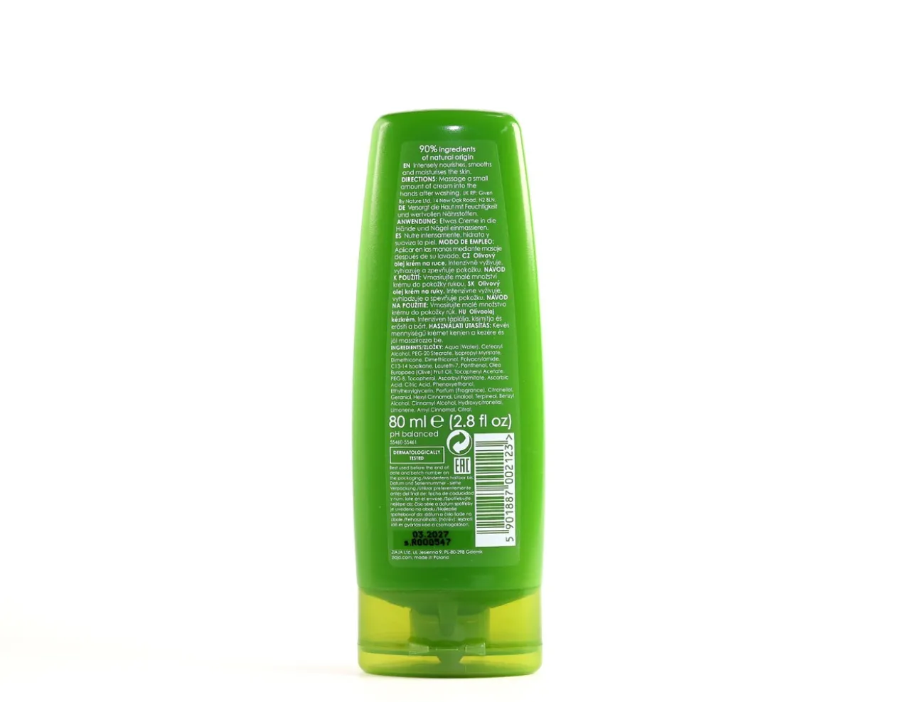 Crème Mains et Ongles Olive Naturelle