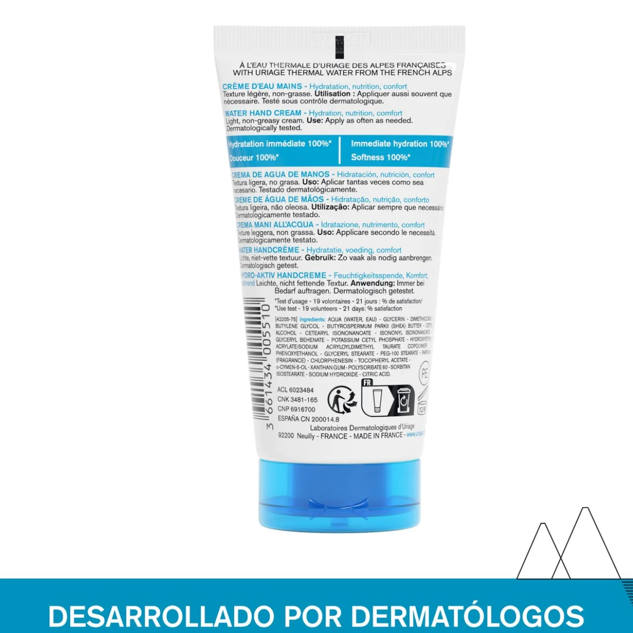 Crème Mains Hydratante Eau Thermale