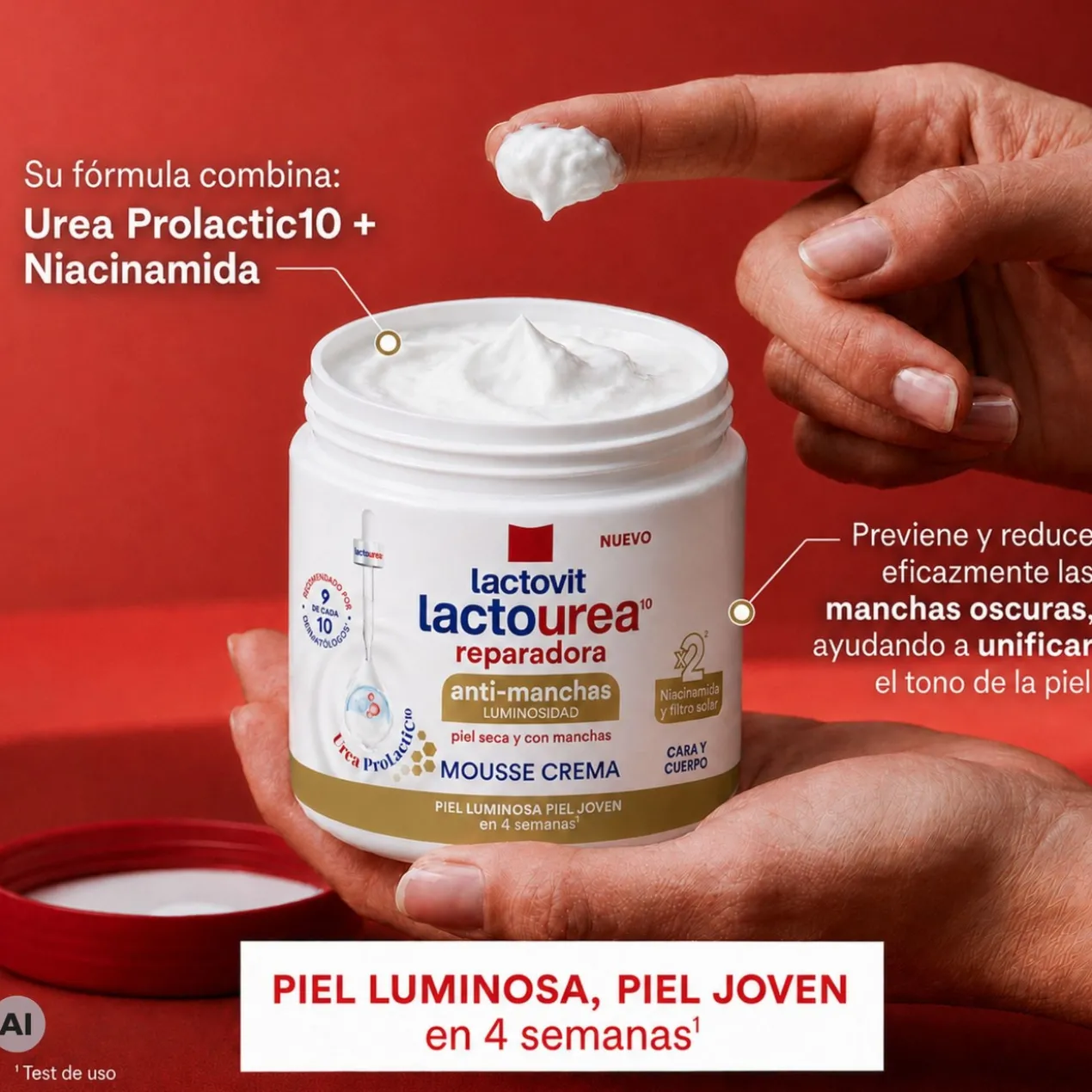 Crème Mousse Lactourée Anti-Taches Éclat