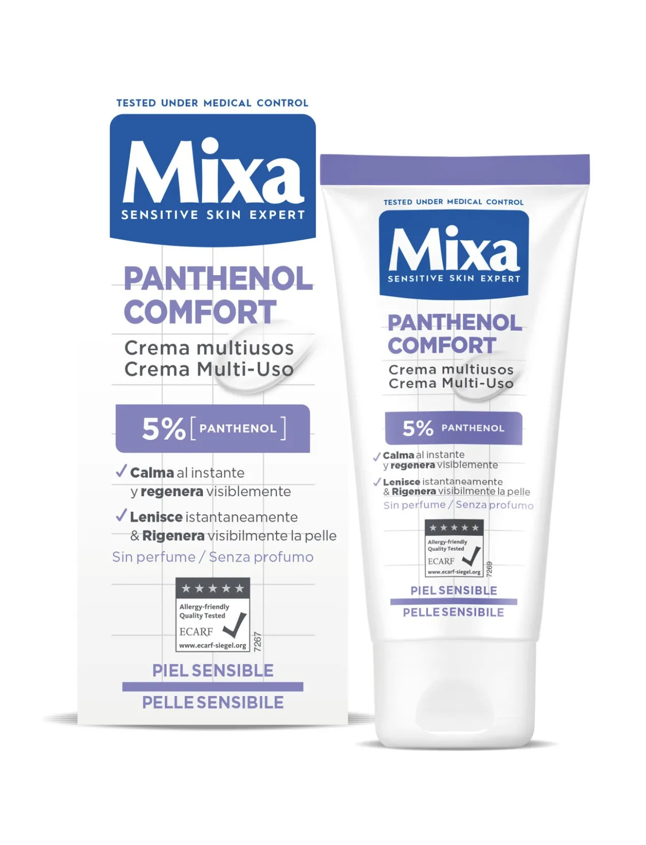 Crème Multi-usages Panthénol Comfort Peau Sensible
