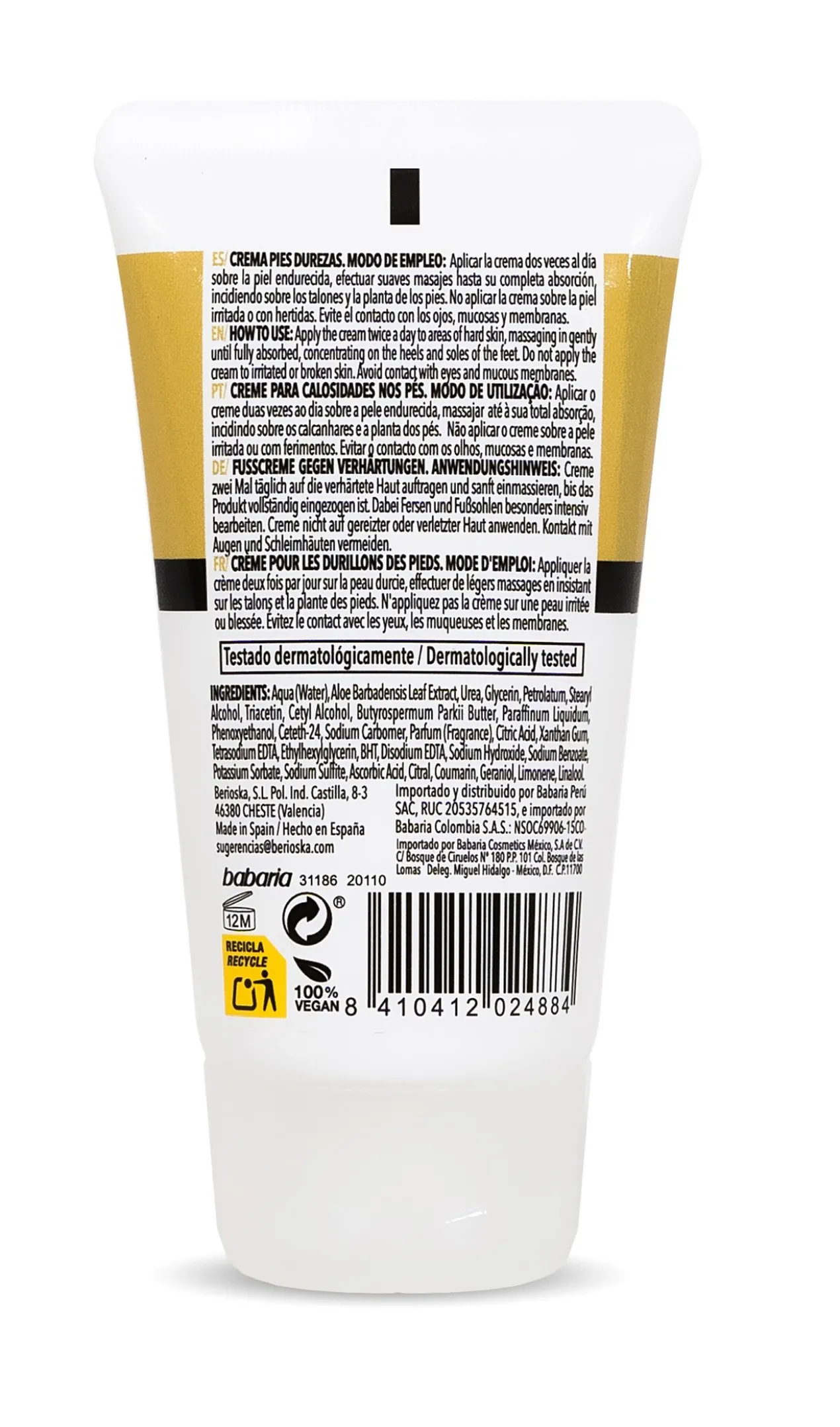 Crème Pieds Anti-callosités