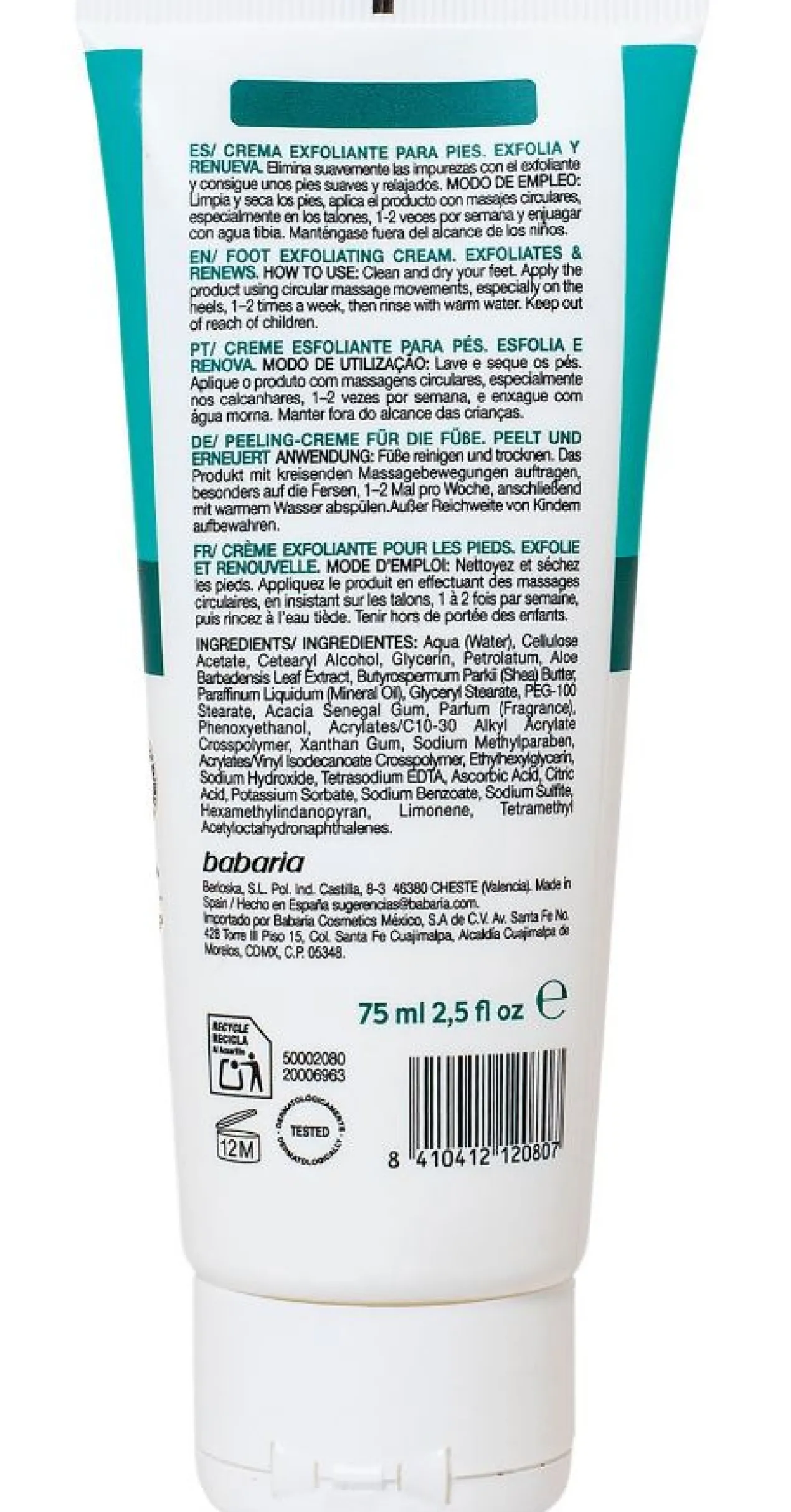 Crème Pieds Exfoliante