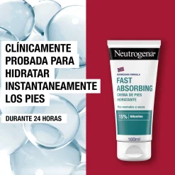 Crème pieds hydratante absorption immédiate à la glycérine
