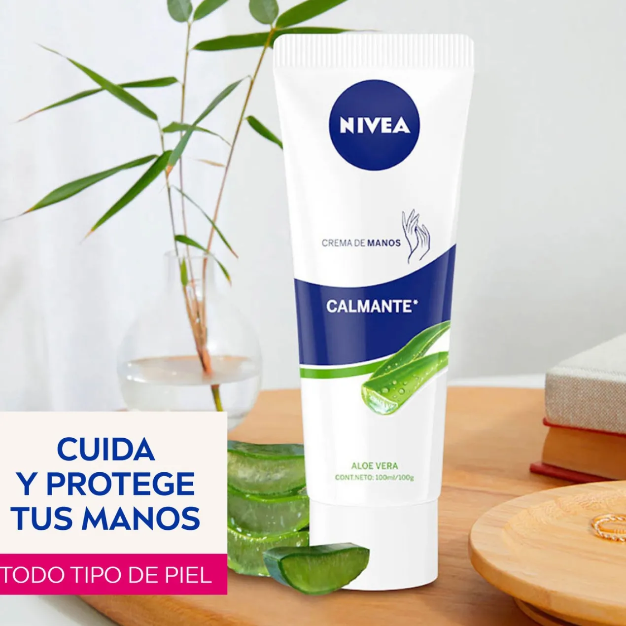 Crème pour les Mains Apaisante à l'Aloe Vera