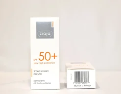 Crème Protectrice Visage avec Couleur Naturelle SPF50+
