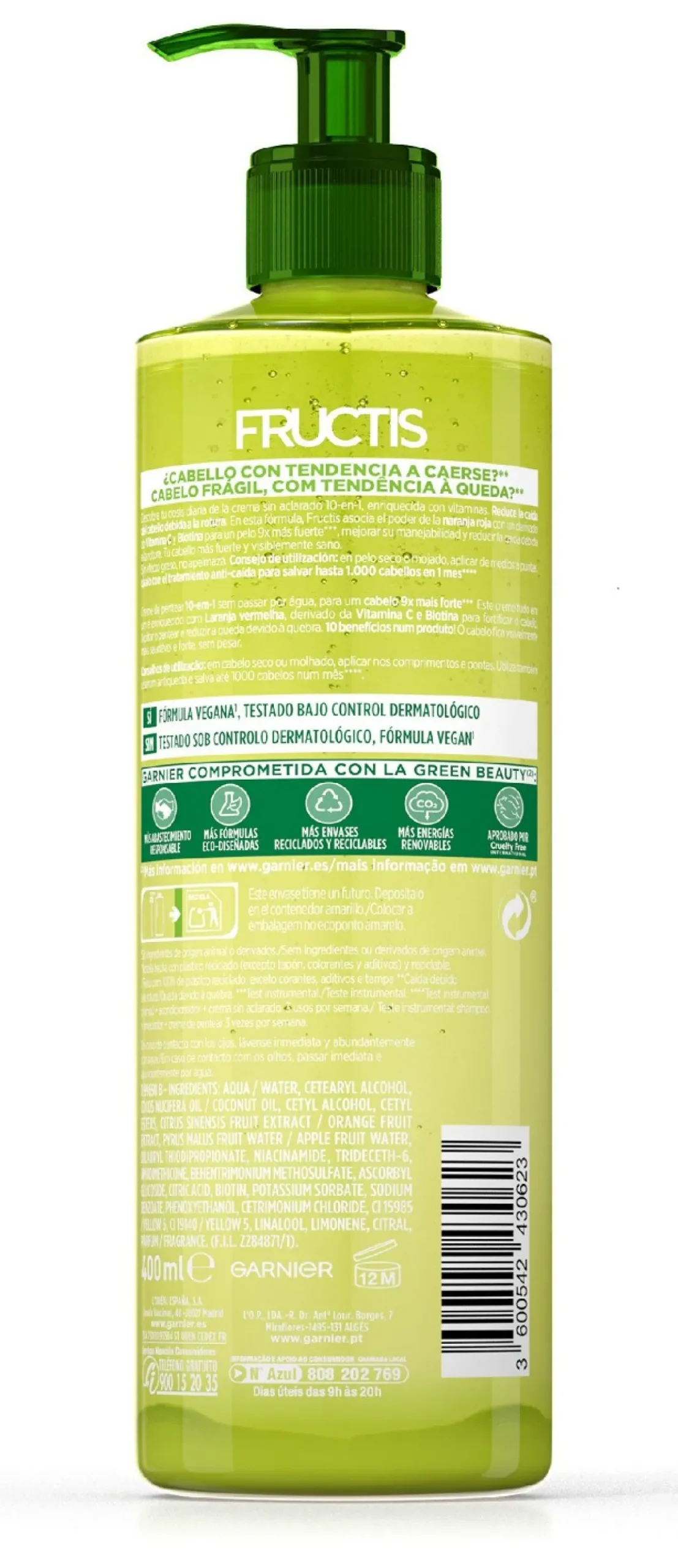 Crème Sans Rinçage Fructis Vitamin Force