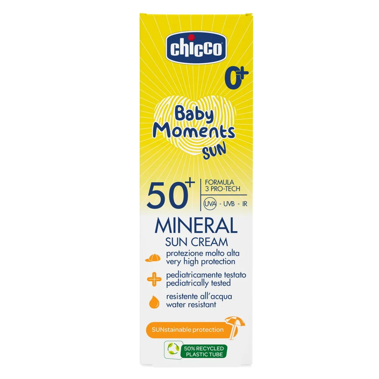 Crème Solaire Minérale SPF50+