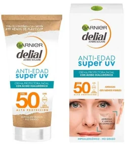 Crème solaire visage anti-âge Super UV avec acide hyaluronique
