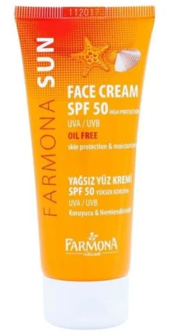 Crème Solaire Visage sans Huile SPF 50
