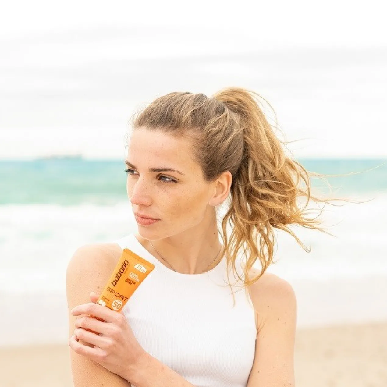 Crème solaire visage Sport SPF 50