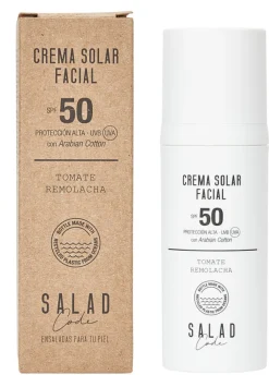 Crème Solaire Visage Tomate et Betterave SPF50