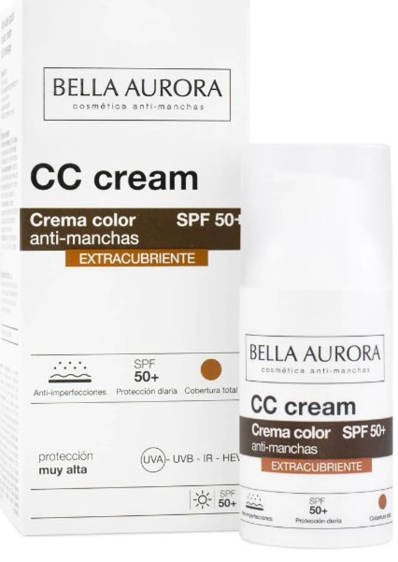 Crème teintée anti-taches SPF 50+