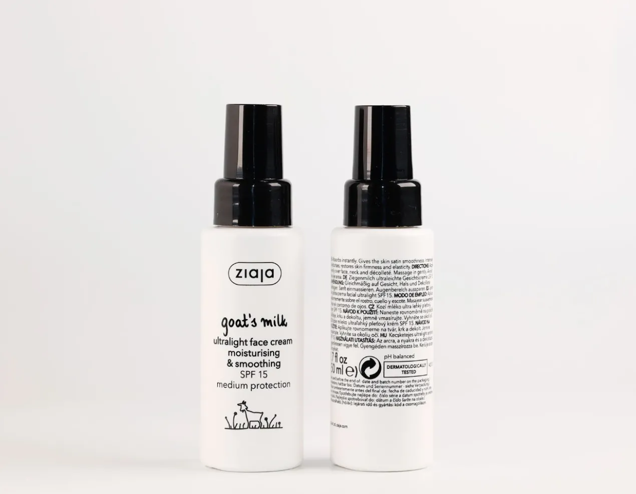Crème Ultralight au Lait de Chèvre SPF15