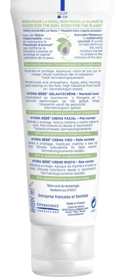 Crème Visage Bébé Hydra Bébé