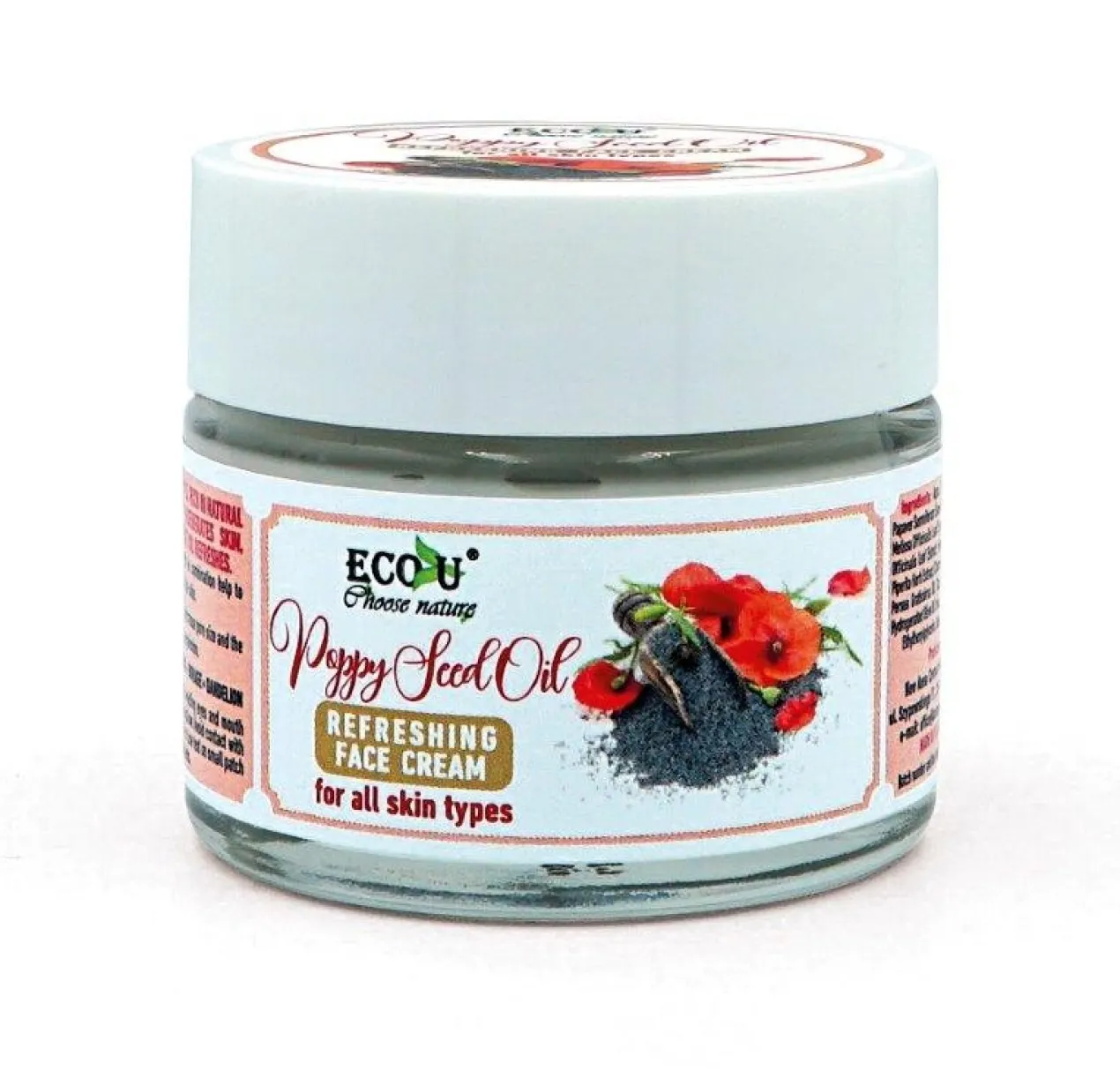 Crème visage rafraîchissante à la graine de pavot