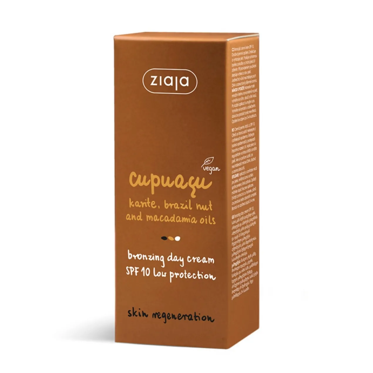 Cupuaçu Crème Visage Autobronzante de Jour SPF10