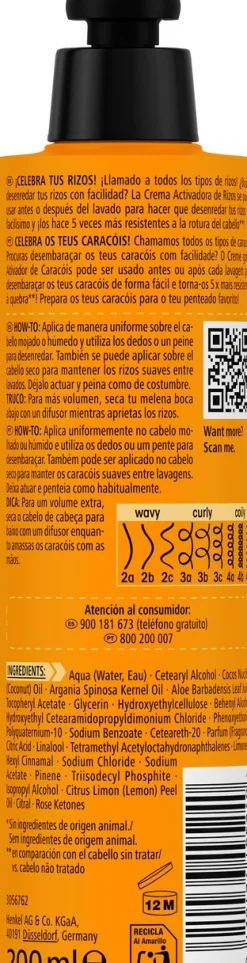 Curlz Crème Activatrice de Boucles