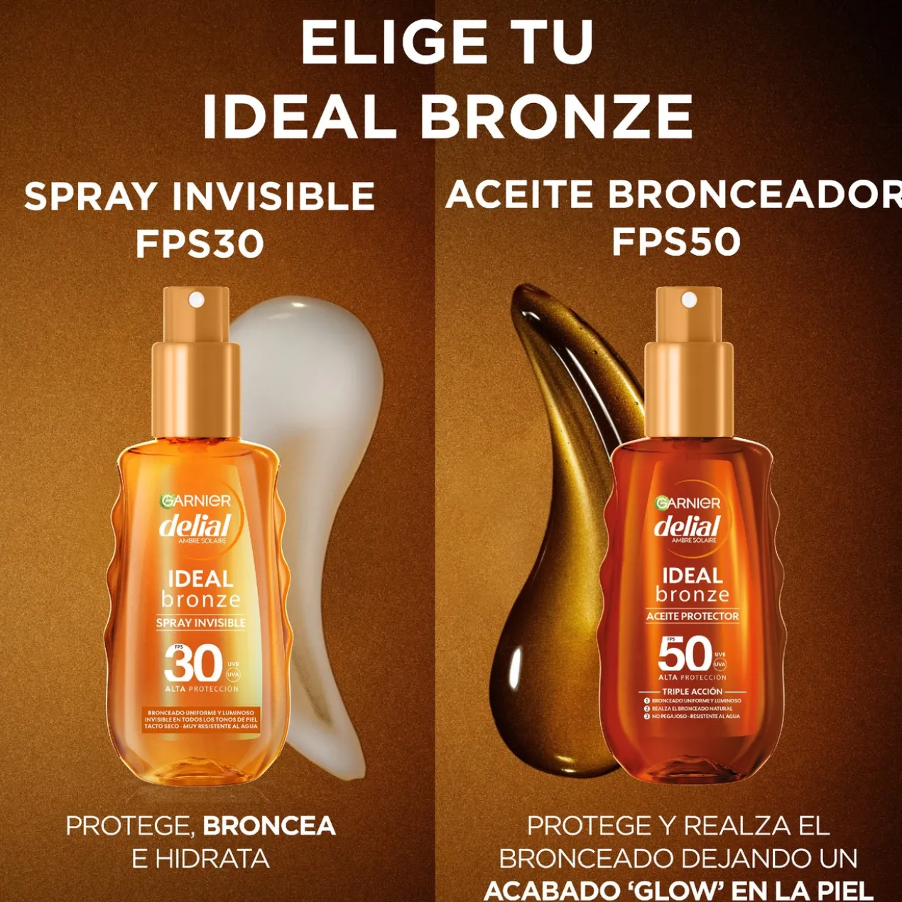Delial Ideal Bronze Huile Protecteur SPF50